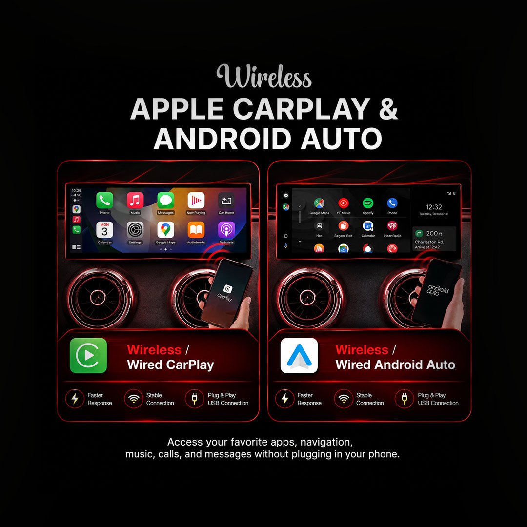 Audi 10.25 & 12.3 Inch Android Screen | OEM-Style Infotainment Upgrade | AASCA