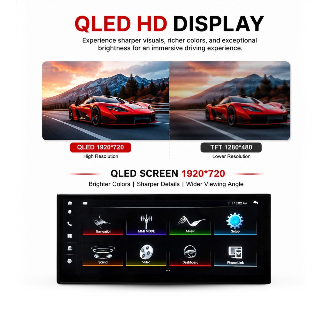 Audi 10.25 & 12.3 Inch Android Screen | OEM-Style Infotainment Upgrade | AASCA